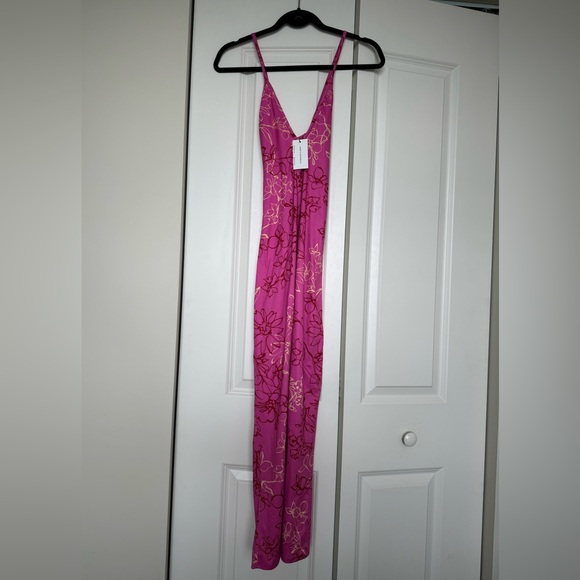 NWT RESA Sophia MIDI in Azalea Pink with floral design XS - Picture 8 of 8